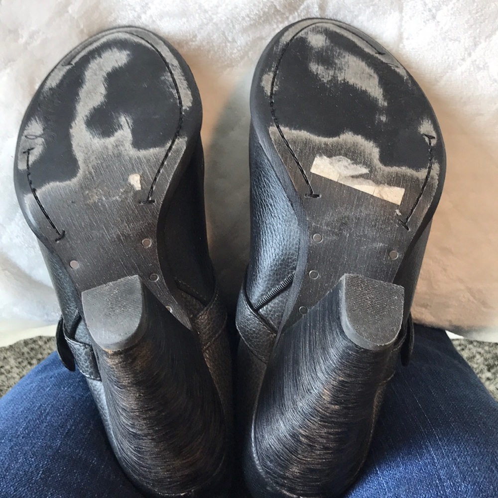 Sam Edelman tall black leather boots-size 8-4”heel - Picture 5 of 9